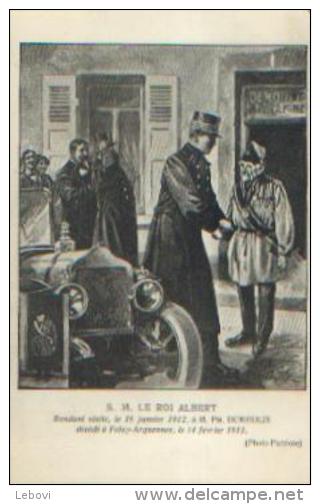 ARQUENNES « S.M. Le Roi Albert Rendant Visite à Ph. Dumoulin En 1912 » - Ed. Martin Fougérard, Bxl - Seneffe