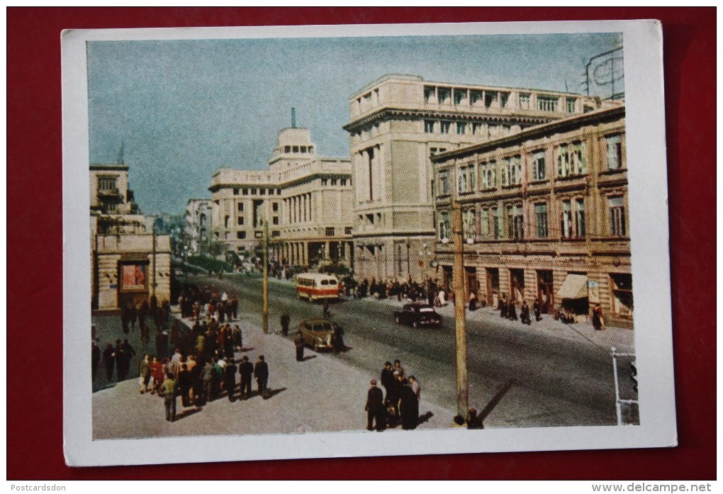 AZERBAIJAN  - Old Postcard - BAKU. Kirov Prospekt    - 1957 - Azerbaïjan