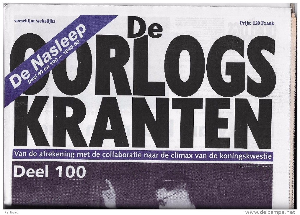 Wo2 De Oorlogskranten Nieuw Intakt 100 Delen Kompl Met Affiches Etc 1ste Uitgifte - Géographie & Histoire