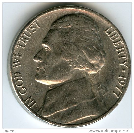 Etats-Unis USA 5 Cents 1977 KM A192 - 1938-…: Jefferson