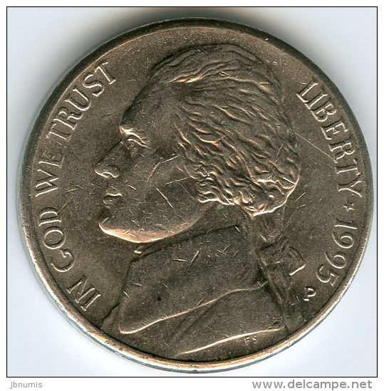 Etats-Unis USA 5 Cents 1995 P KM A192 - 1938-…: Jefferson
