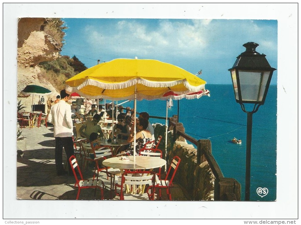 Cp , COMMERCE , Café , Bar , 17 , MESCHERS , Grottes De MATATA , Voyagée 1970 , Ed : Artaud 264 - Cafés
