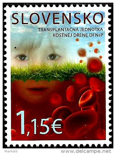 Slovakia - 2015 - The Bone Marrow Transplant Unit - Mint Stamp - Neufs