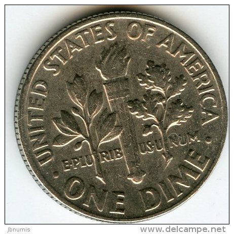 Etats-Unis USA 10 Cents Dime 1977 KM 195a - 1946-...: Roosevelt