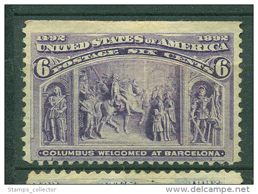 USA. Columbus, 6c, Unused Without Gum - Unused Stamps