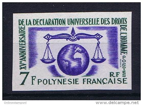 Polonesie Francaise: Nr 25 Non Dentelée   MNH/** Sans Charnière  1963 - Unused Stamps