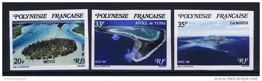 Polonesie Francaise: Nr 190 - 192 / 186 - 188 Non Dentelée   MNH/** Sans Charnière         1982 - Nuevos