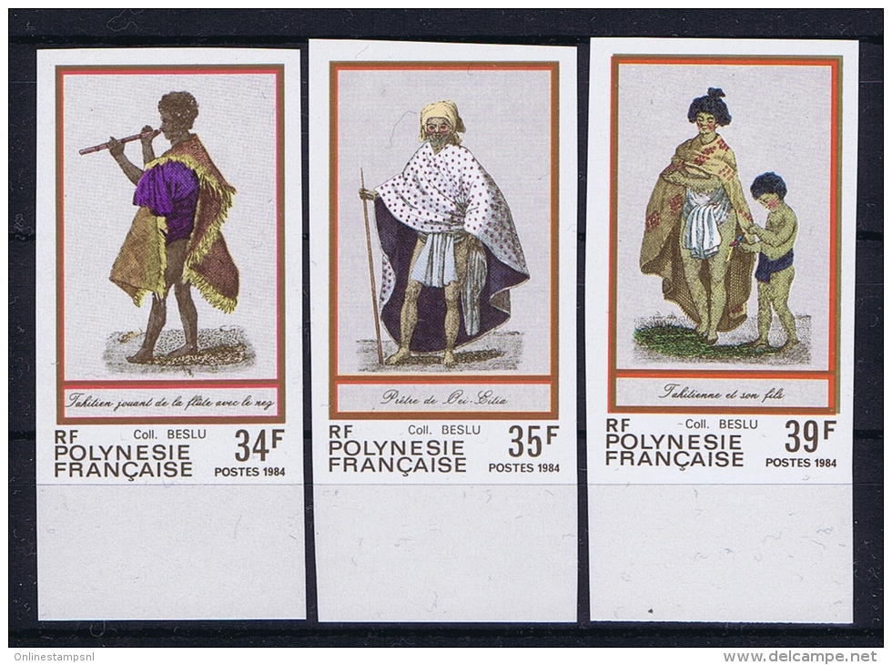 Polonesie Francaise: Nr 220 - 222 / 216 - 218 Non Dentelée   MNH/** Sans Charnière         1984 - Nuevos