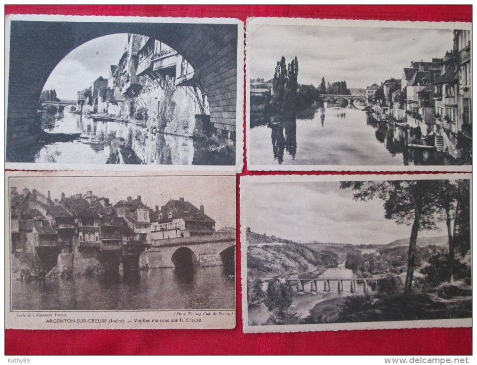 Lot De 12 Cartes De La Creuse Vallée De La Creuse Argenton Pont Barrage Baignoire De George Sand Etc - 5 - 99 Karten