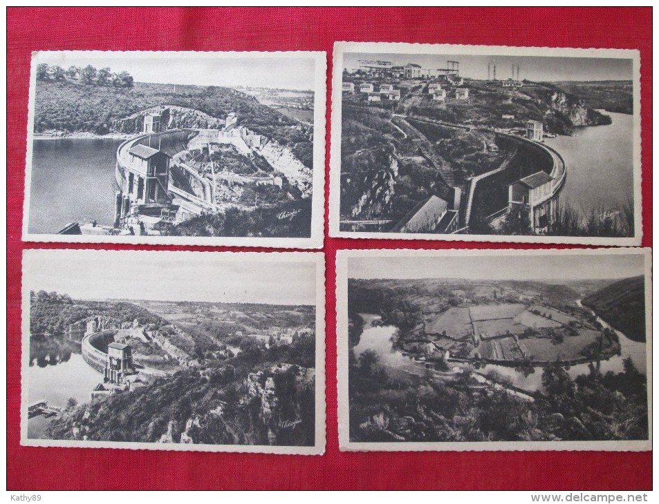 Lot De 12 Cartes De La Creuse Vallée De La Creuse Argenton Pont Barrage Baignoire De George Sand Etc - 5 - 99 Karten