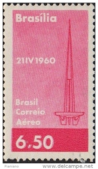 PIA - BRASILE - 1960 : Inaugurazione Della Nuova Capitale Brasilia - (Yv  PA 85) - Posta Aerea