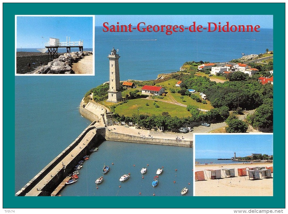 17 Saint Georges De Didonne ( Phare, Multivues, Port Carrelet ) - Saint-Georges-de-Didonne