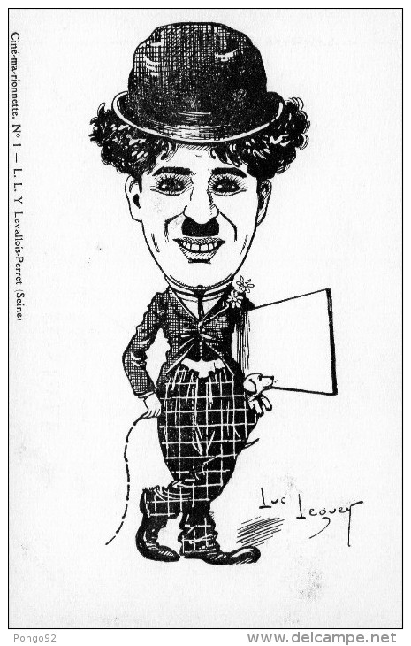 Cpa Croquis De CHARLOT, Dessiné Par Luc Leguen,  (49.02) - Entertainers