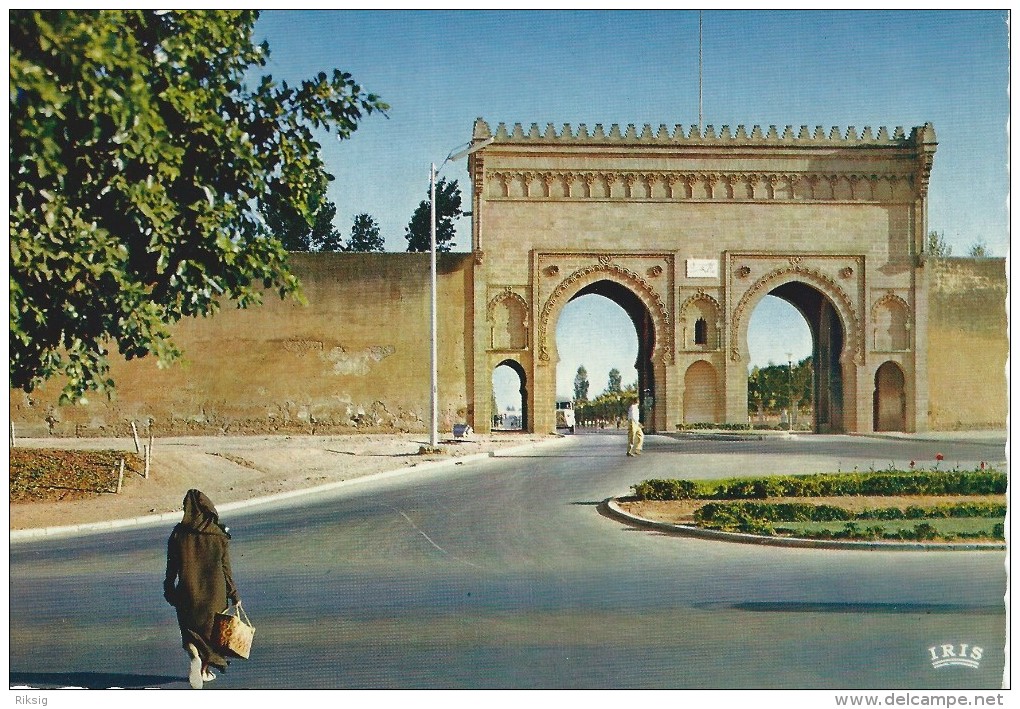 Rabat - Une Porte Du Mechouar.  Morocco.  # 04771 - Rabat