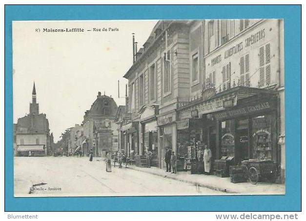 CPA 80 - Commerces Rue De Paris MAISONS-LAFFITTE 78 - Maisons-Laffitte