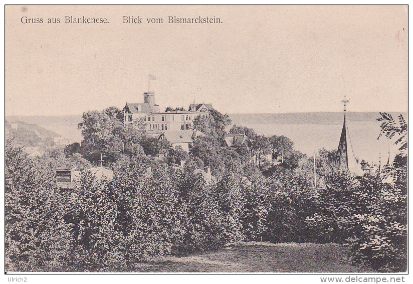 AK Gruss Aus Blankenese - Blick Vom Bismarckstein (18535) - Blankenese