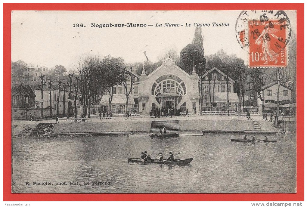 CPA Nogent Sur Marne - La Marne - Le Casino Tanton - Nogent Sur Marne