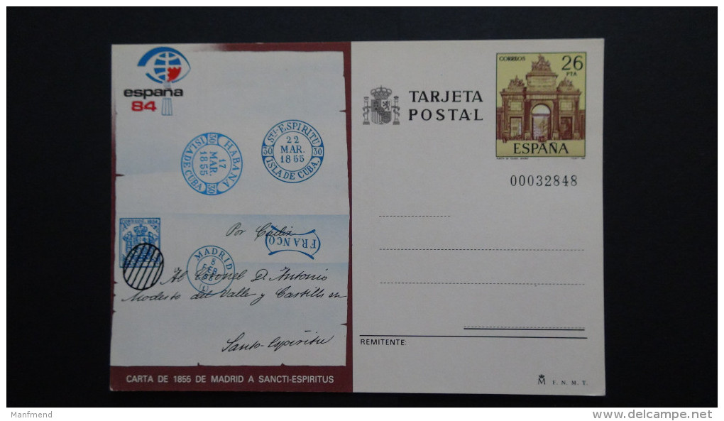 Spain - 1984 - Mi: P 136* - Postal Stationery - Look Scans - 1931-....