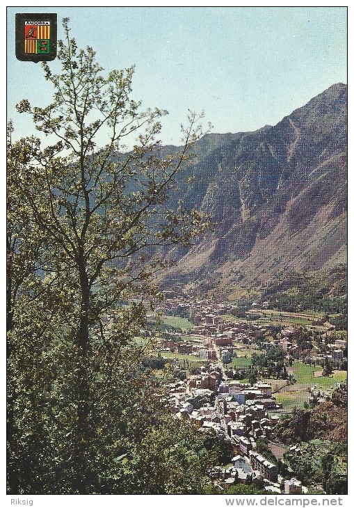 Valls D`Andorra.  Les Escaldes I Andorra.  General View.  # 04839 - Andorra