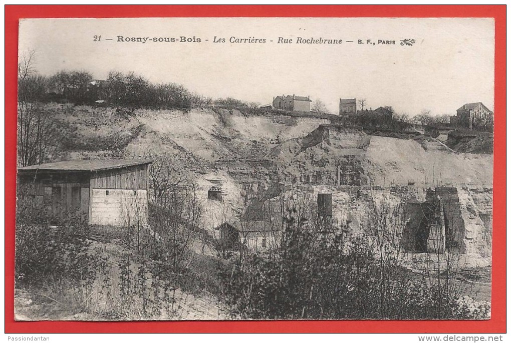 CPA Rosny Sous Bois - Rue Rochebrune - Les Carrières - Rosny Sous Bois