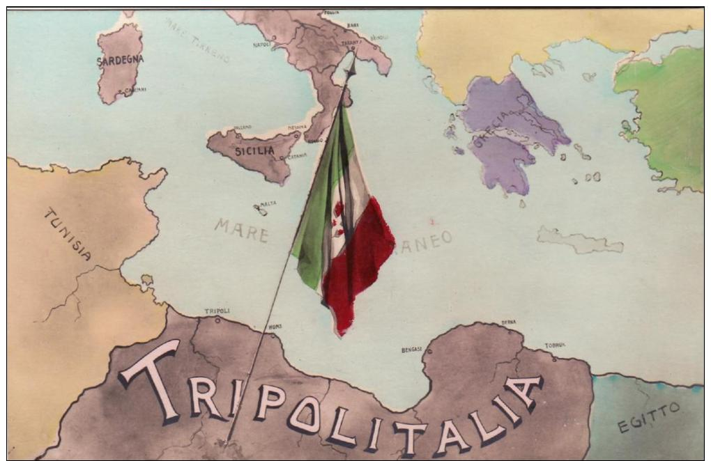 1912- Cartolina Non Viaggiata "Tripolitania - Patriottiche