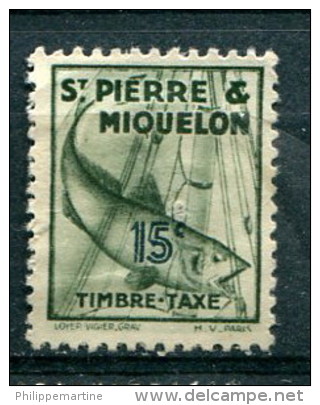 Saint Pierre &amp; Miquelon 1938 - Taxe YT 34** - Impuestos