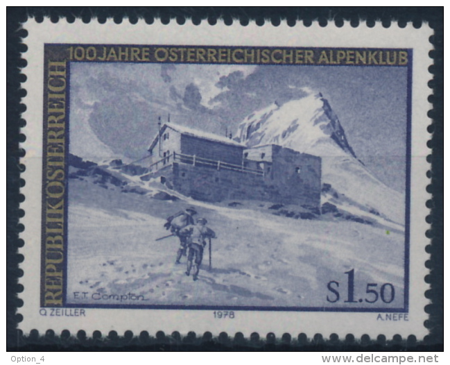 **Österreich Austria 1978 ANK 1624 Mi 1593 (1) Großglockner Mountains Alps MNH - Unused Stamps