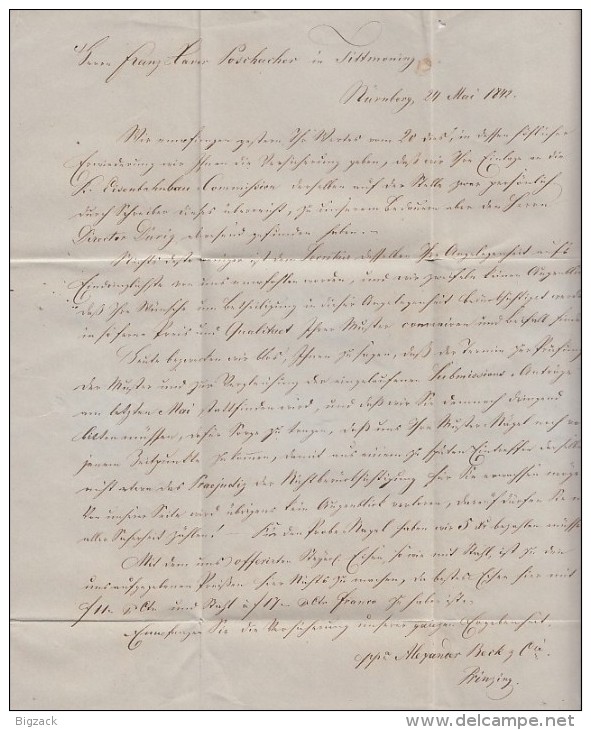 Brief Gelaufen Von Nürnberg Am 24.5.1842 Nach Tittmoning - Vorphilatelie