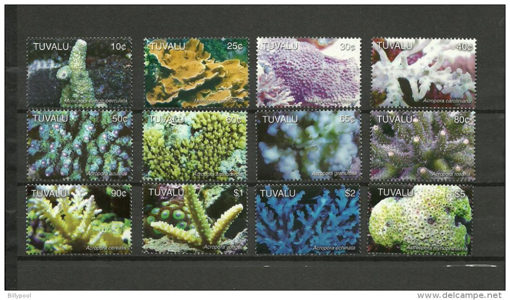 TUVALU  2006  Marine Life, Corals  12v. Perf. - Marine Life