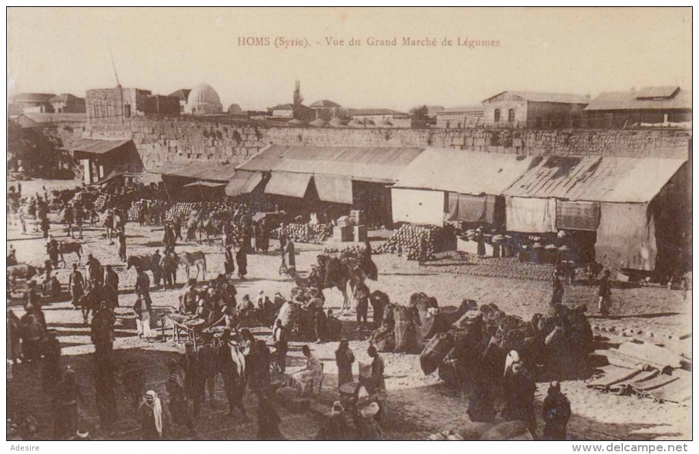 HOMS (Syrien) - Vue Du Grand Marche De Legumes, 1920? - Syrien