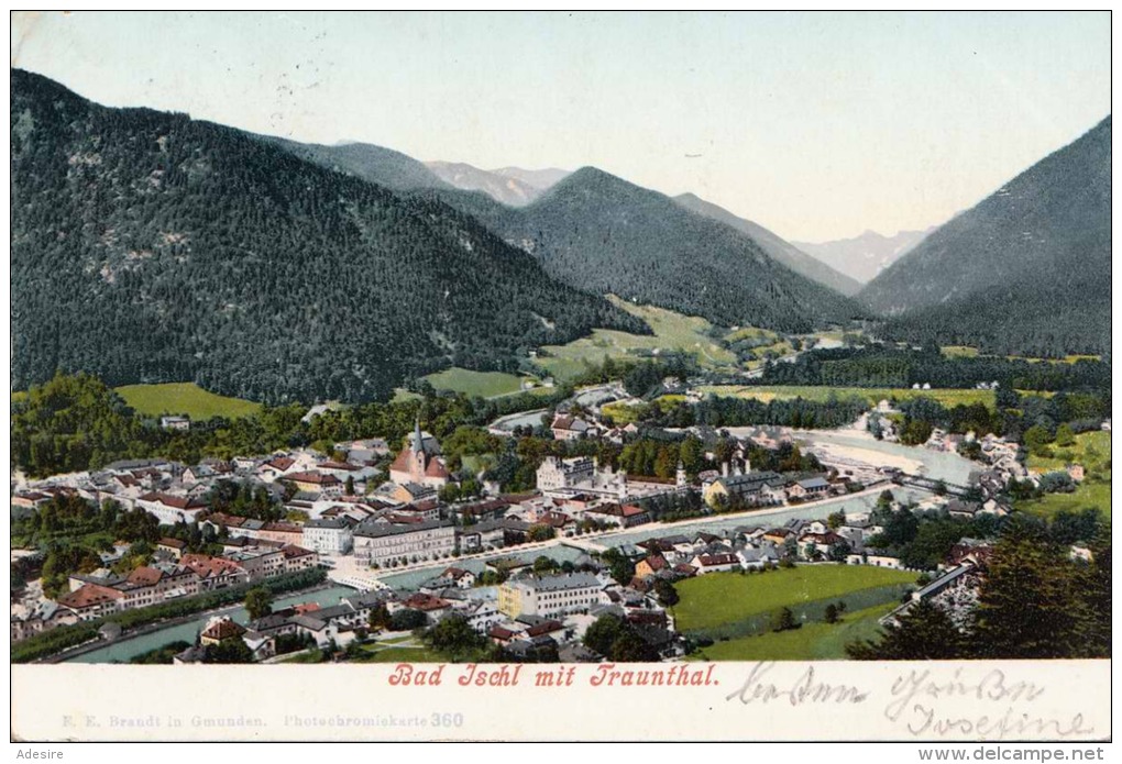BAD ISCHL Mit Traunthal, Gel.1904 - Bad Ischl