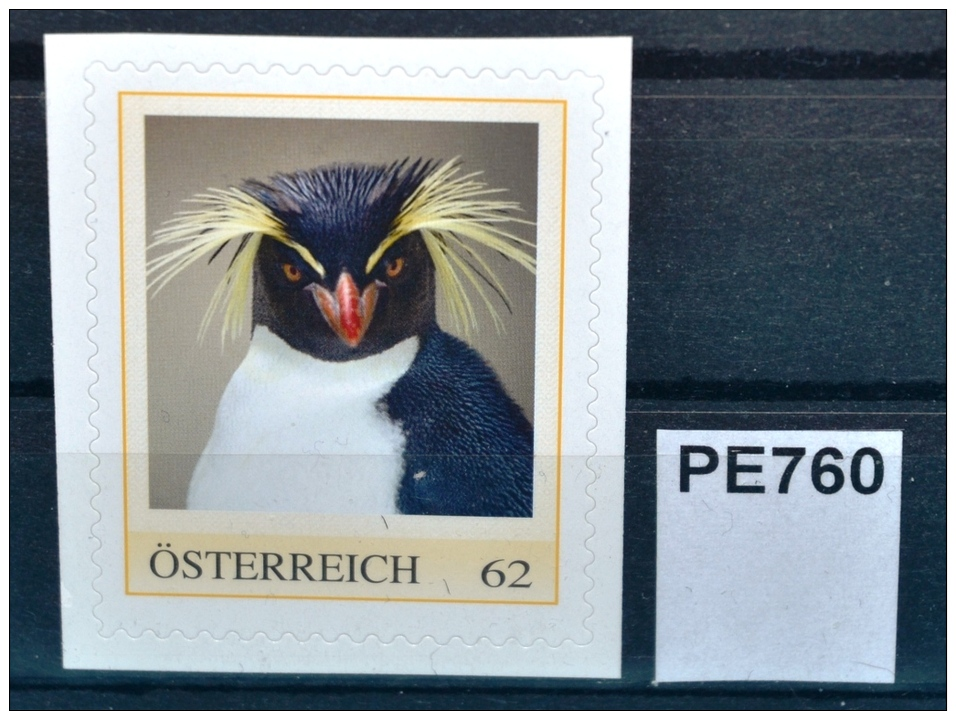 Felsenpinguin, Eudyptes Chrysocome, Pinguin, Vogel, Bird, Oiseau, Pajaro, PM AT 2011 ** (pe760 ) - Timbres Personnalisés