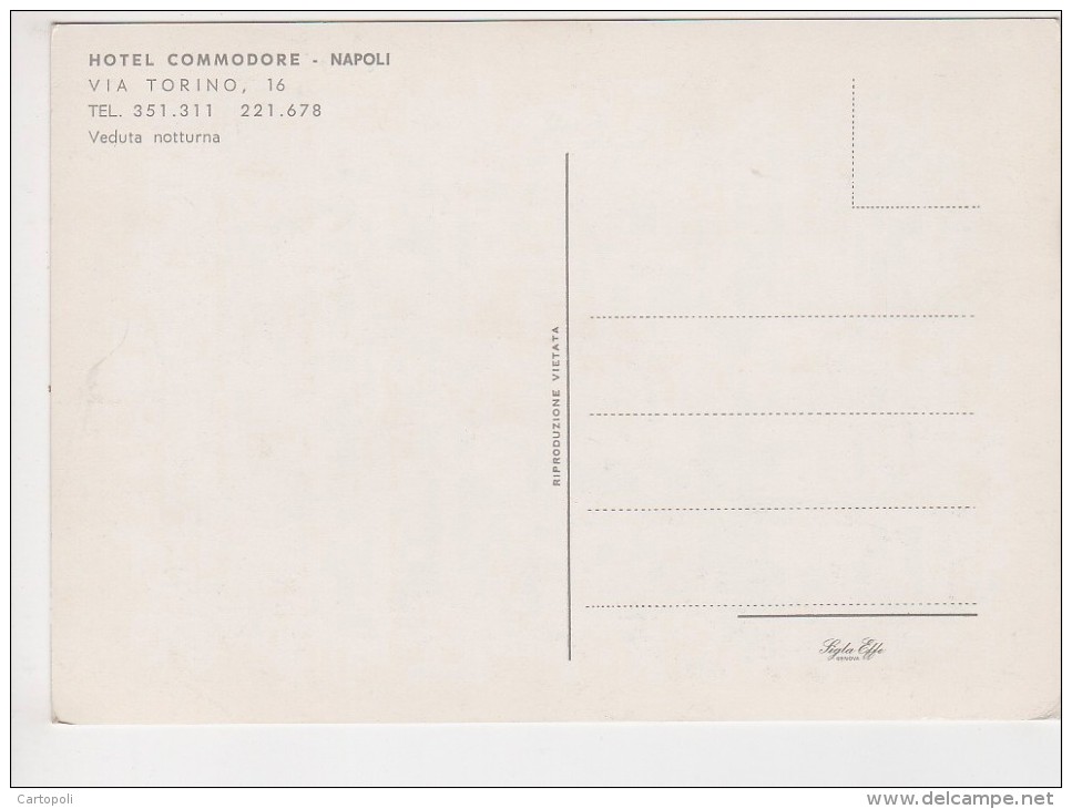 ^ NAPOLI HOTEL COMMODORE 254 - Napoli