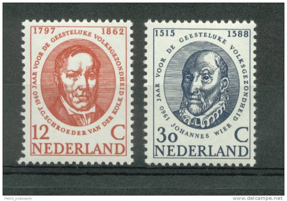 Nederland 1960 NVPH 743-744 Geestelijke Volksgezondheid Postfris (MNH) - Neufs