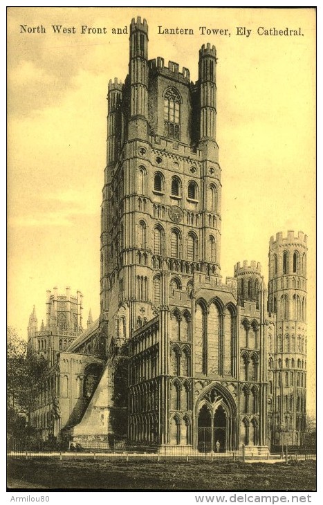 N°1833 MMM 65  NORTH WEST FRONT AND LANTERN TOWER ELY CATHEDRAL - Ely