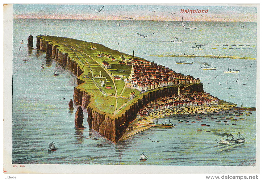 Helgoland  General View Art Card - Helgoland