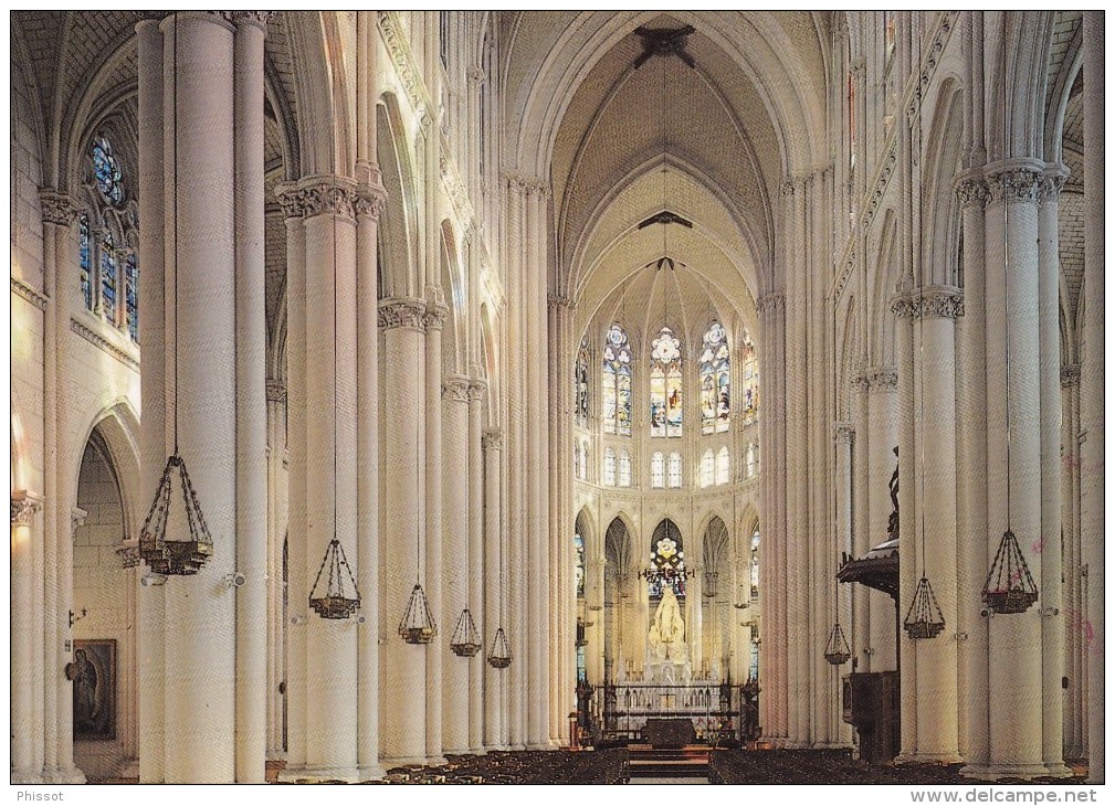 LA CHAPELLE MONTLIGEON : Intérieur De La Basilique - Autres & Non Classés