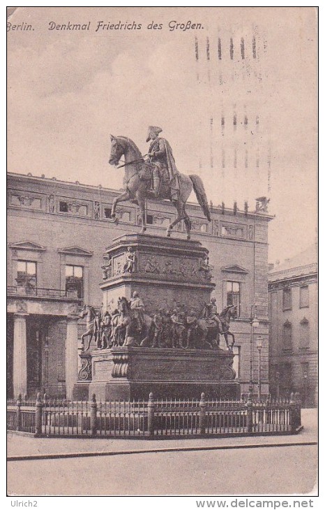 AK Berlin - Denkmal Friedrichs Des Großen - 1925 (18595) - Mitte