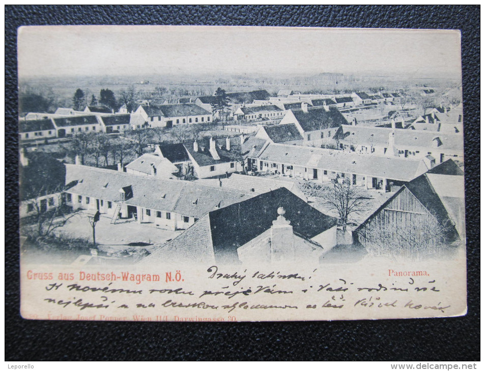 AK DEUTSCH WAGRAM B.Gänserndorf Teilansicht 1900  /// D*17429 - Gänserndorf