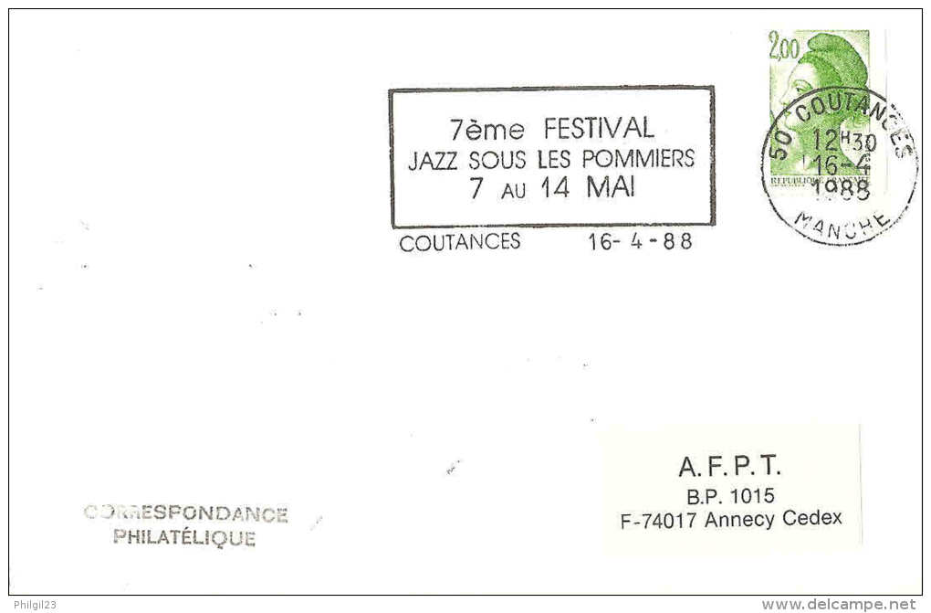 FRANCE  -  COUTANCES 1988  - JAZZ SOUS LES POMMIERS - Musique