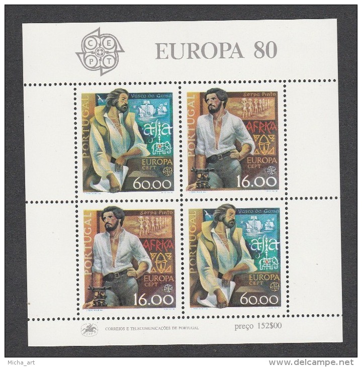 Europa Cept 1980 Complete Year 67 Values + 2 M/S MNH - Años Completos