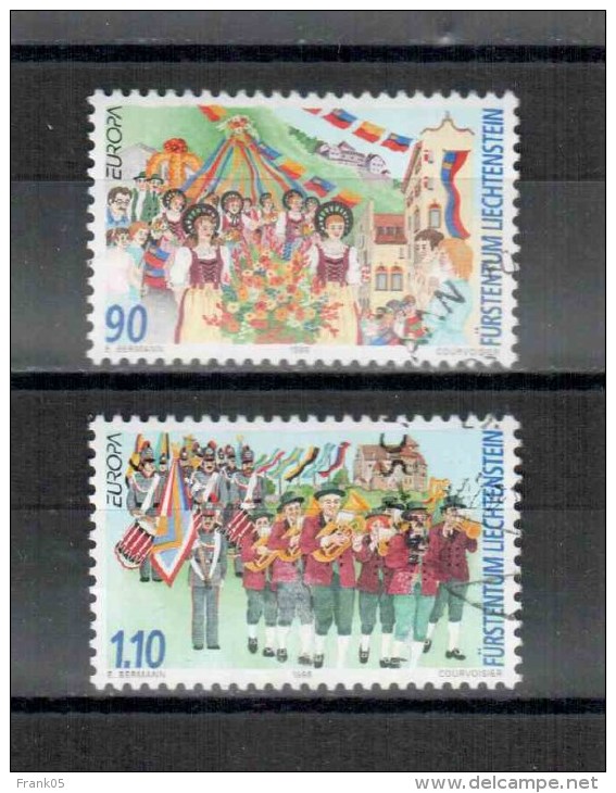 Liechtenstein 1998 EUROPA Satz/set Gestempelt/used - 1998