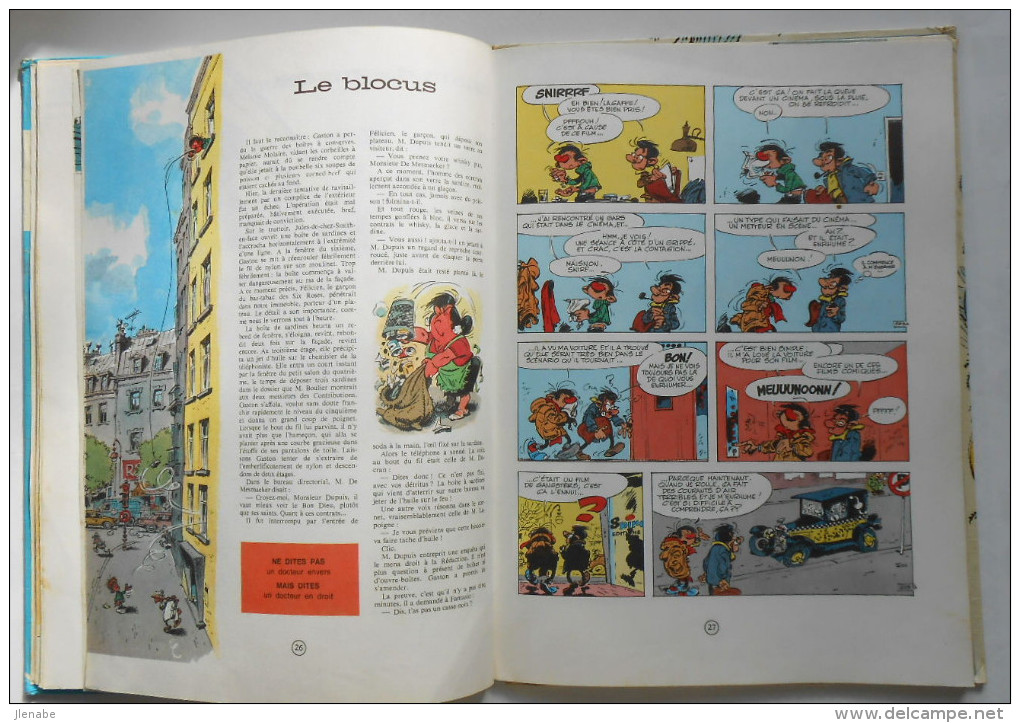 GASTON R4 EO " En Direct De La Gaffe " Par FRANQUIN - Gaston