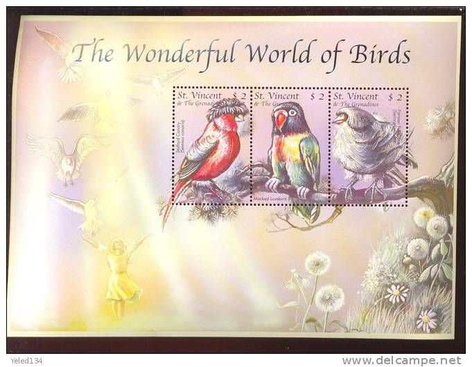 ST.VINCENT   2838 MINT NEVER HINGED MINI SHEET OF BIRDS   #   M-786-1  ( - Other & Unclassified