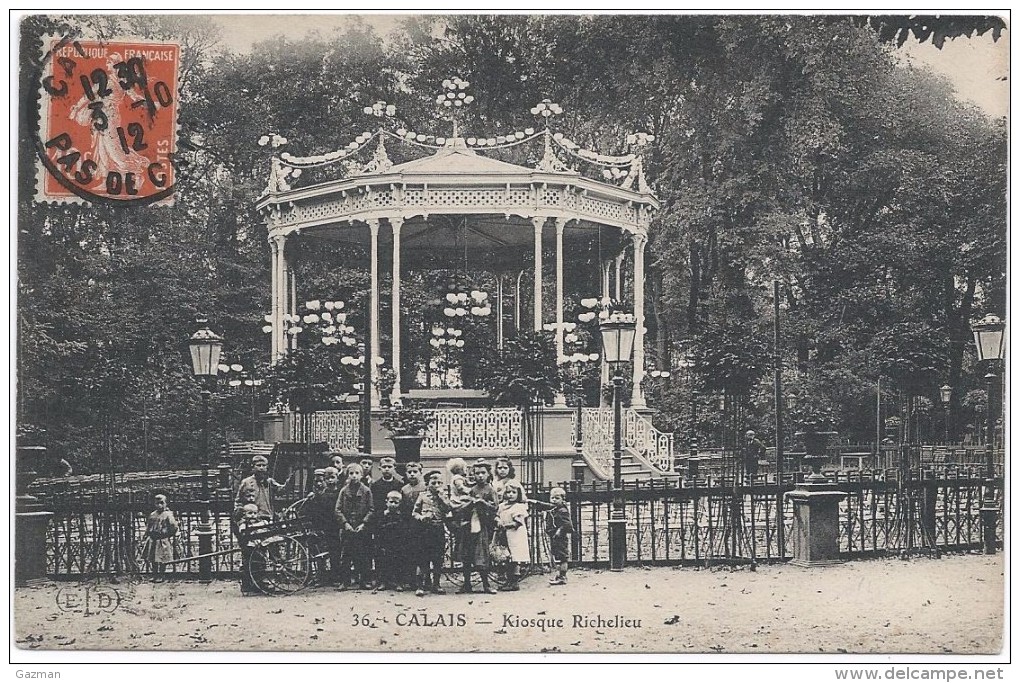 CALAIS -  Kiosque Richelieu   - ELD  N°36 - Calais