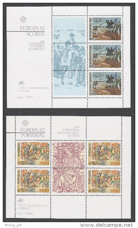 Europa Cept 1982 Complete Year 67 Values + 6 M/S  MNH - Années Complètes