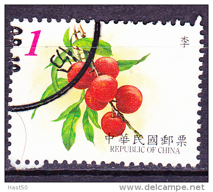 Taiwan - Pflaume (Prunus Sp.) 2001 - Gest. Used Obl. - Gebruikt