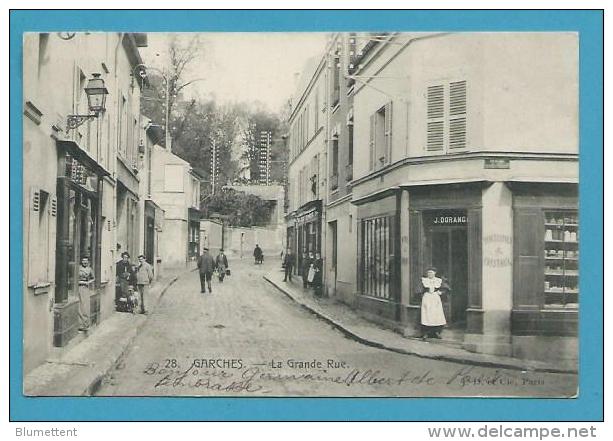 CPA 28 - Commerces La Grande Rue GARCHES 92 - Garches