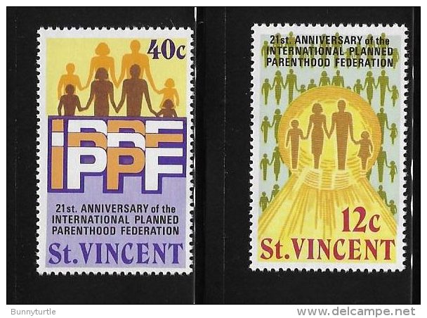 St Vincent 1973 Int'l Planned Parenthood Association Family MNH - St.Vincent (...-1979)