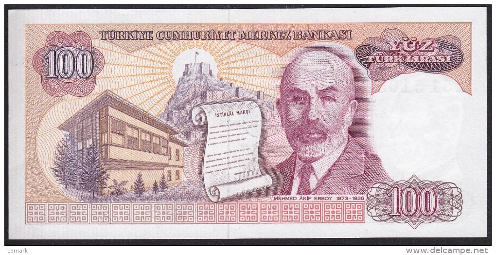 Turkey 100 Lira 1984 P194 UNC - Turchia